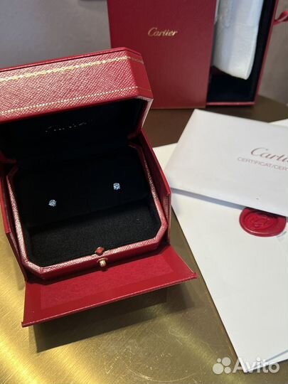 Серьги Cartier оригинал