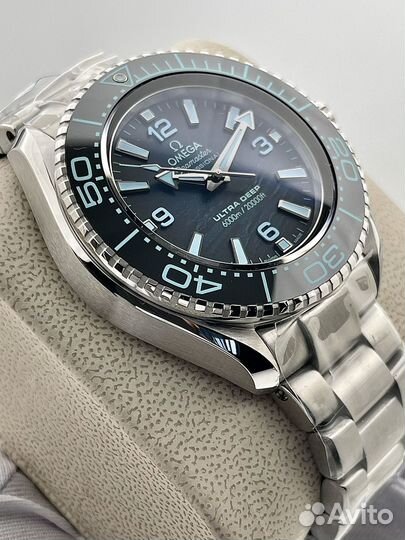 Часы omega seamaster 6000m ultra deep summer blue