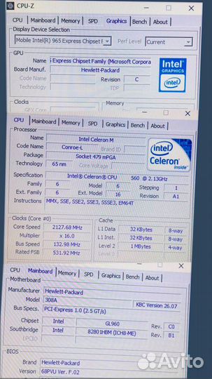 Ноутбук Compaq 610
