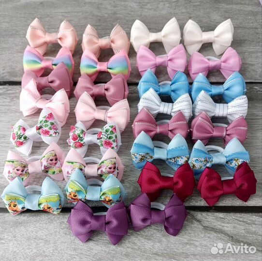 Бантики ручной работы набор 