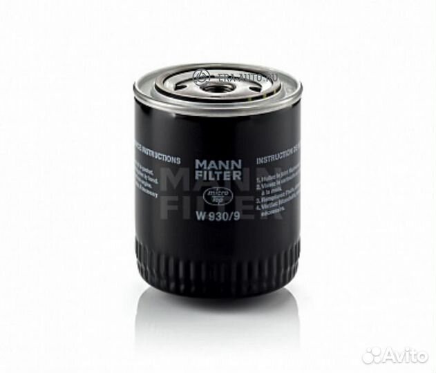 Mann-filter W9309 Фильтр масляный