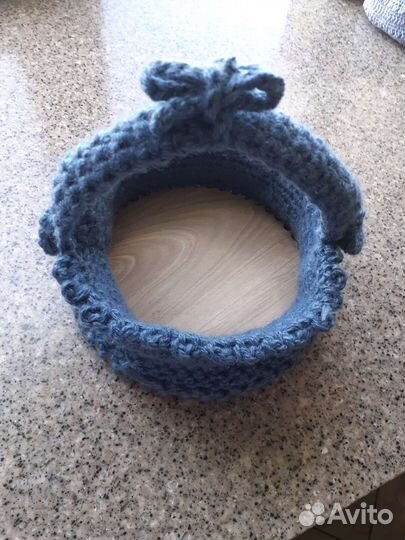 Корзинка вязаная