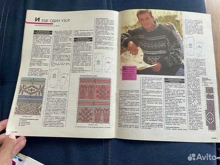 Журнал sandra по вязанию 10/94