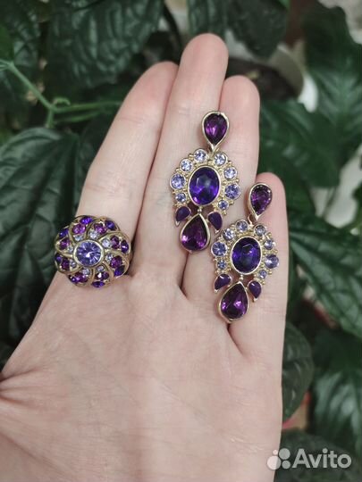 Серьги и кольцо