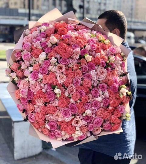 Кустовые розы на дом