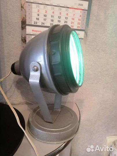 Фонарь-Лампа.Времён СССР. Рабочие. 2шт. Красные