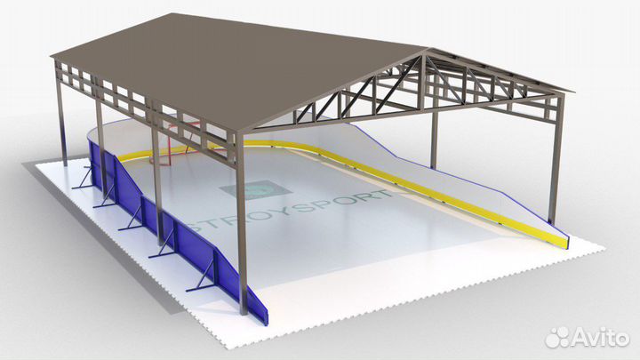 Хоккейная площадка от производителя