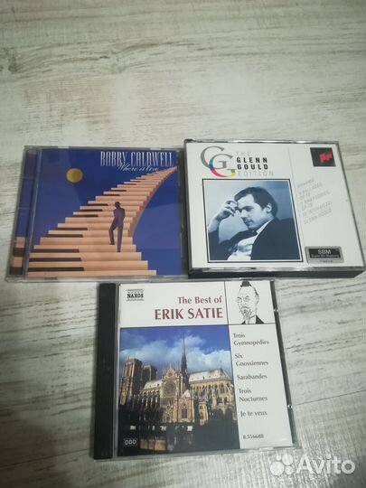 Glenn gould, erik satie, Bobby caldwell