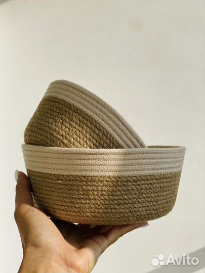 Набор корзин ручной работы
