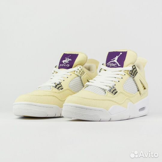 Кроссовки Nike Air Jordan 4 Canvas Cream