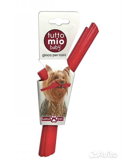 Игрушка bama PET tutto MIO для собак, палочка рези