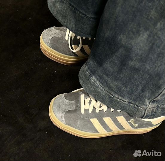 Adidas Gazelle Bold Grey Magic Beige Gum