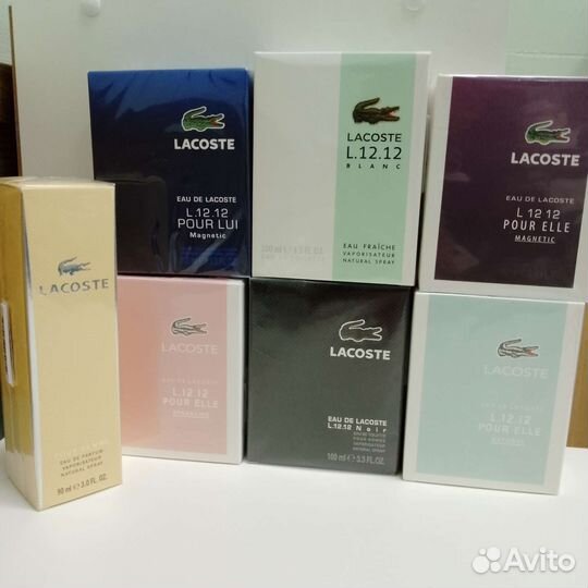Лакoст, женские и мужские ароматы