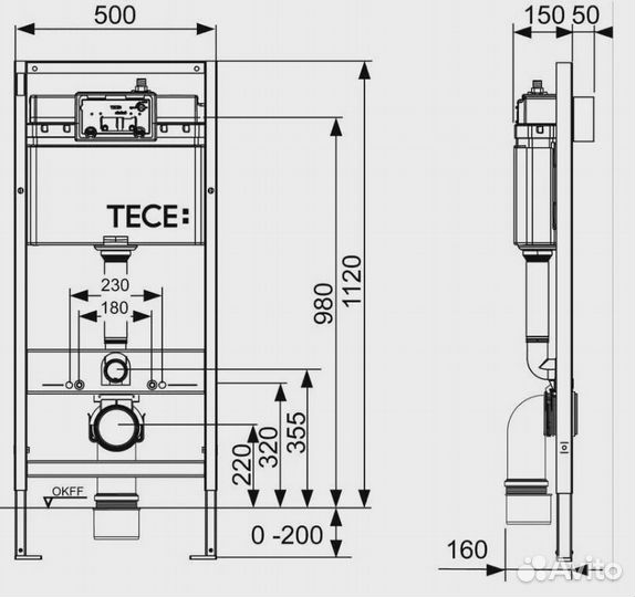 Инсталляция tece Base 2.0 9400412