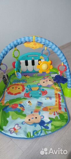 Детский развивающий коврик пианино