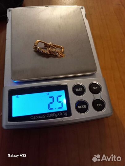 Золотые серьги детские 583