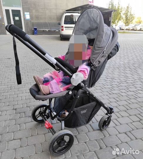 Коляска прогулочная графитовый цвет