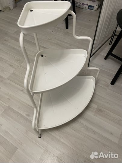 Угловая полка для цветов икеа