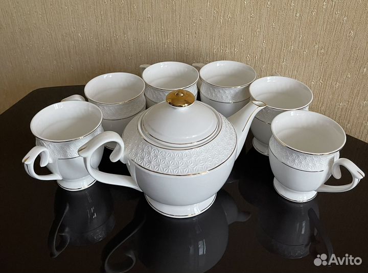 Сервиз чайный коралл