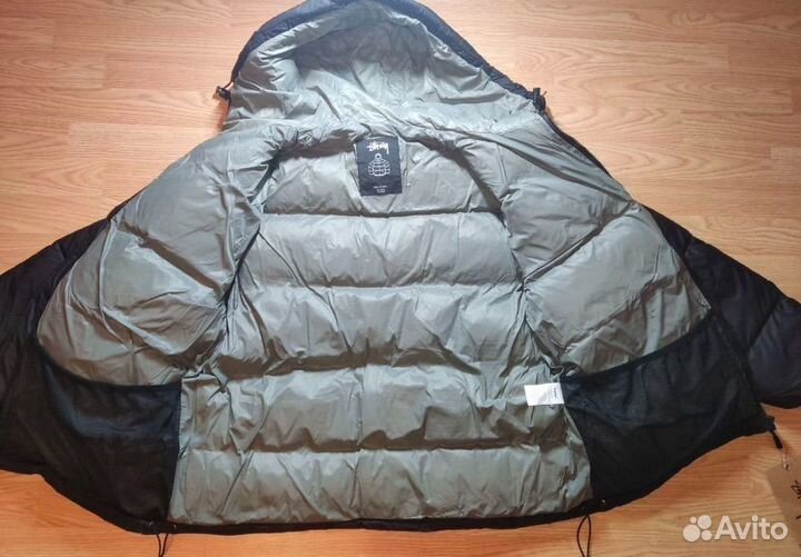 Пуховик stussy micro ripstop (цена реальная )