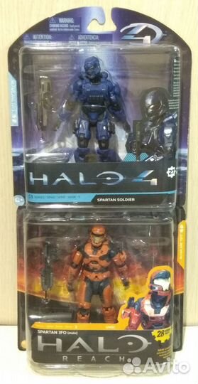 Фигурки Halo Spartan JFO и Spartan soldier
