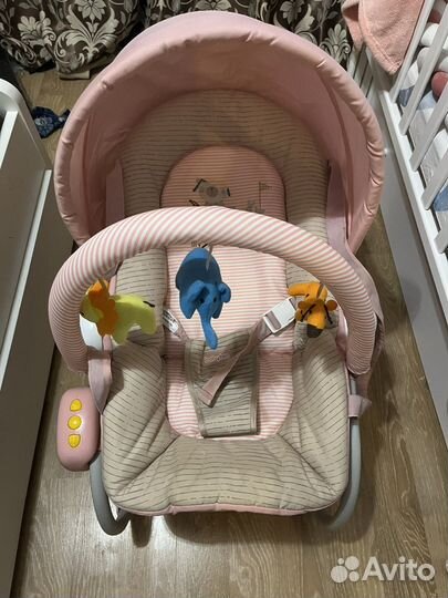 Детские качели шезлонг babyton