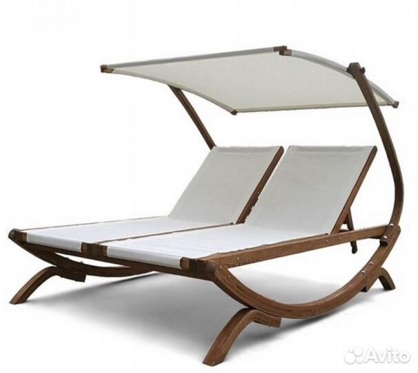 Шезлонг лежак сибирская лиственница