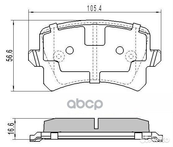 Колодки тормозные haval F7/F7X задн. vv103 barnett