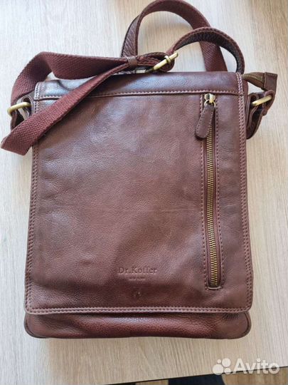 Сумка планшет мужская D.Koffer, натуральная кожа