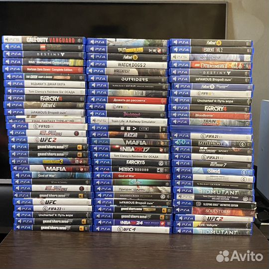 Игры на дисках ps4/ps5