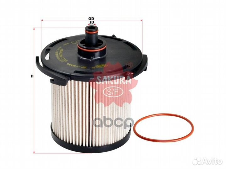 Фильтр топливный EF19080 Sakura