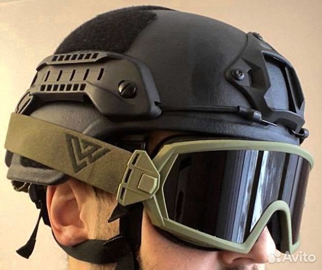 Очки защитные противоосколочные / для любых шлемов