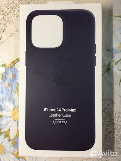 Чехол Apple iPhone 14 Pro Max Leather MagSafe