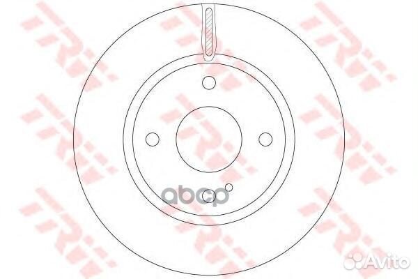 Диск тормозной DF6399 TRW