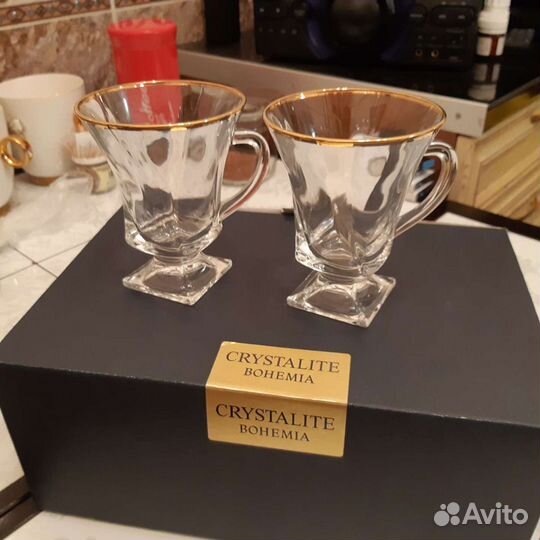 Стаканы Богемия производства Чехия. Новая