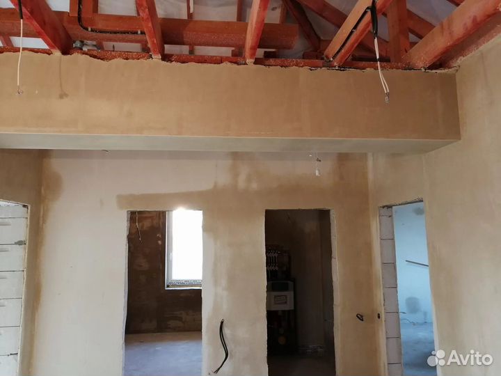 Штукатурка стен механическая машинная