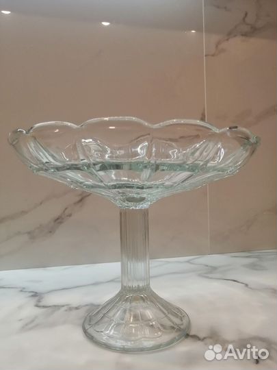 Фруктовница на ножке СССР