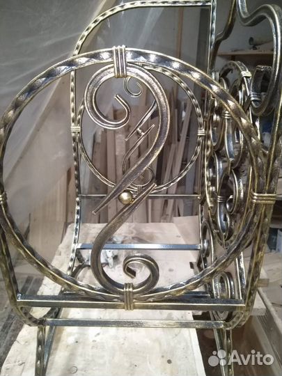 Кованная дровница