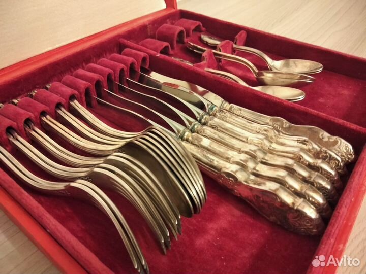 Набор столовых приборов Серебряная роза СССР