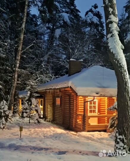 Русская баня на дровах