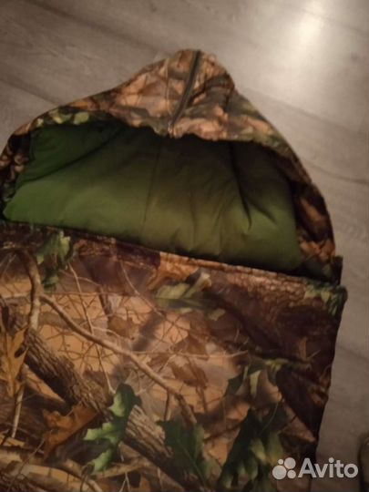 Армейский спальный мешок на пуху и синтепоне