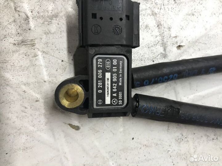 Датчик давления выхлопных газов Mercedes Sprinter