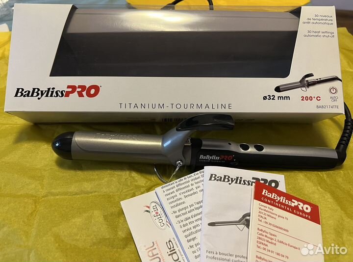 Плойка babyliss pro Titanium Tourmaline 32 мм