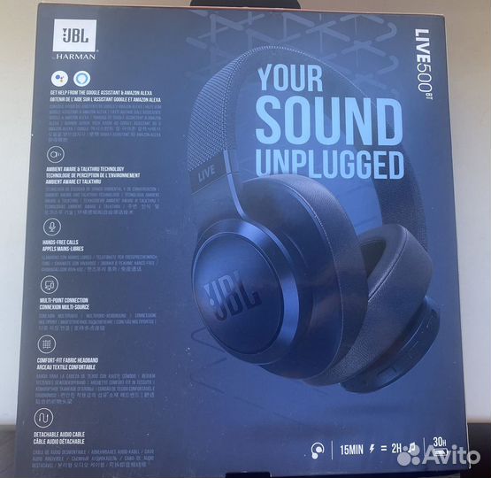 Беспроводные наушники Jbl live 500bt