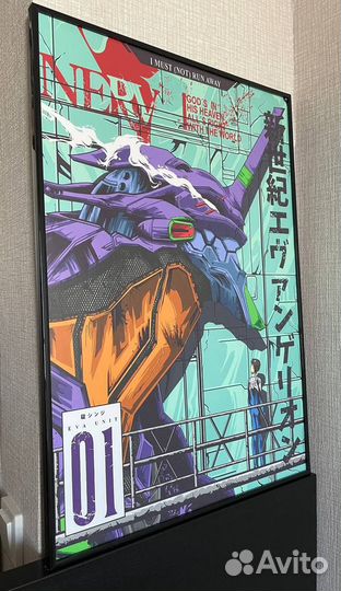 Постер Евангелион 50х70 аниме