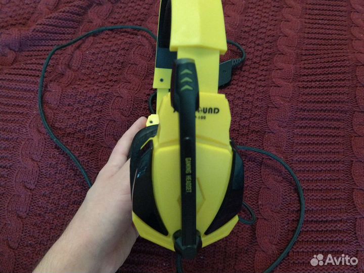 Наушники с микрофоном jetasound ghp-100