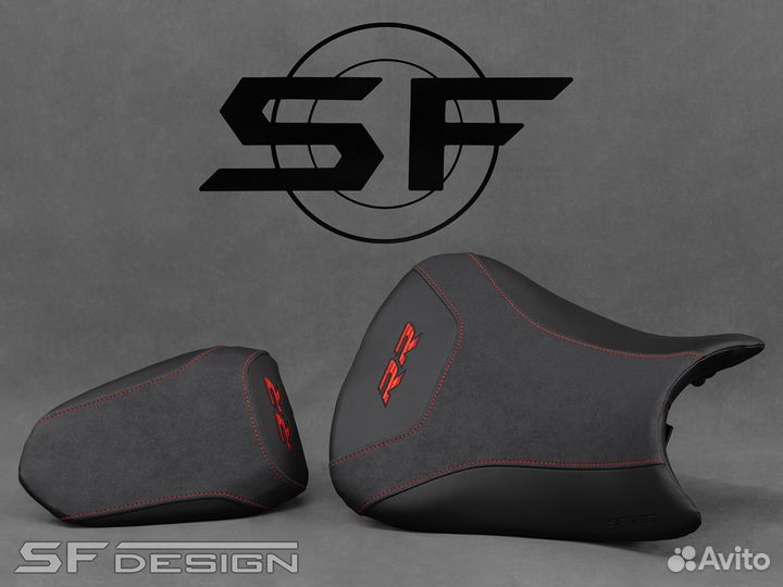 Сиденье для BMW S1000R/RR Red Logo Fresh Style