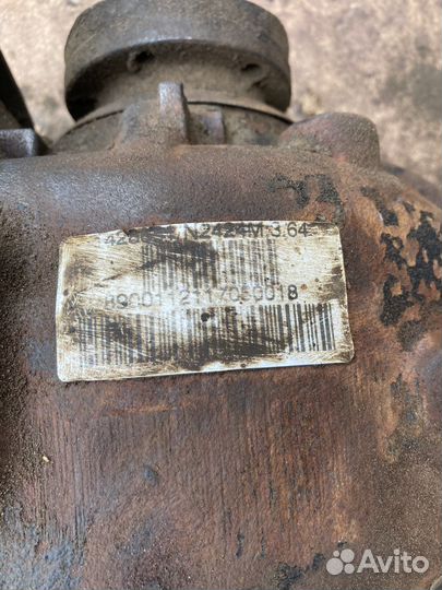 Задний редуктор bmw x5 e53 m62 3.64