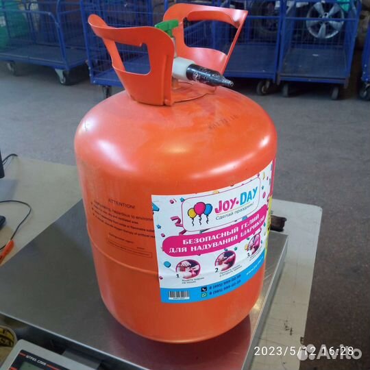 Пустой баллон для гелия