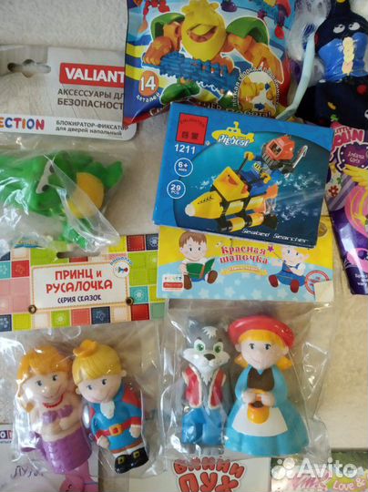 Игрушки новые в ассортименте